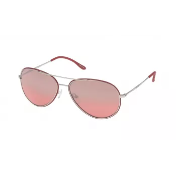 POLICE Unisex Saulesbrilles S8299M58Q05X - Gunmetal Metāla Rāmis, Pelēka Gradienta Lēca, 58mm