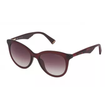Police sieviešu kaķacs formas saulesbrilles SPL7595207DW Havana Brūns Gradients 52mm