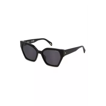 POLICE sieviešu kaķacs formas saulesbrilles SPLL34M550700 Havana Brown Gradient 55/18/140 mm