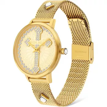 POLICE Women's PL16031MSG22M Raho pulkstenis 36mm nerūsējošā tērauda sieta sudrabs