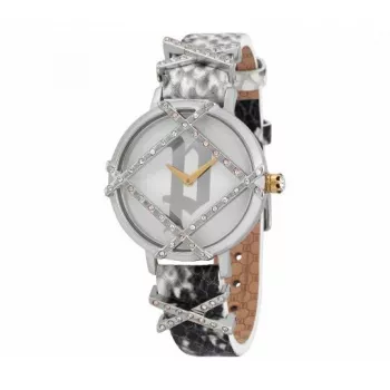 POLICE Sieviešu PL16068BS-04 Kvarca analogais pulkstenis 34mm Nerūsējošā tērauda sietiņa zils ciparnīca