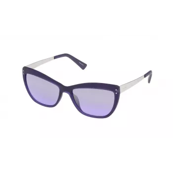 POLICE Sieviešu saulesbrilles S197156899X - UV400 aizsardzība, 56 mm lēcas, pilna apmales acetāta rāmis