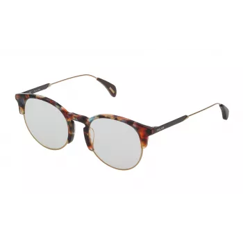 POLICE Sieviešu saulesbrilles SPL73851758R Havana Acetāts Brūns Gradients 51mm