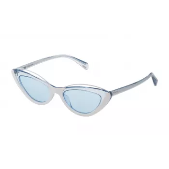 POLICE Sieviešu saulesbrilles SPL93752095W Havana Acetāts Brūns Gradienta Lēcas 52mm