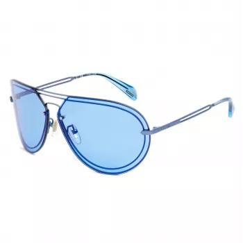 POLICE Sieviešu Saulesbrilles SPLA9367R70B Havana Brūns Acetāta Rāmis Brūnas Polikarbonāta Lēcas UV400