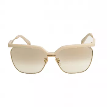 POLICE Women's Sunglasses SPLA9662GL4G Havana Acetate Cat Eye Brown Gradient UV400