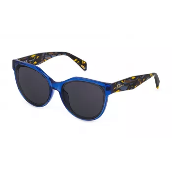 POLICE Sieviešu saulesbrilles SPLC22E58097D Havana Brūnas Kvadrātveida Acetāts 58mm UV400