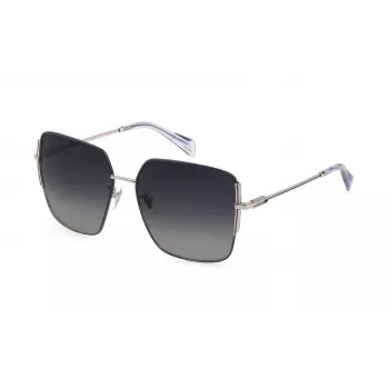 POLICE Women's Sunglasses SPLF34-570E59 Havana/Brown Butterfly Cat-Eye 57mm