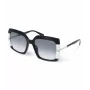 POLICE Sieviešu Saulesbrilles SPLG23M570700 Ģeometrisks Melns Acetāta Rāmis Pelēkas Polikarbonāta Lēcas 57mm