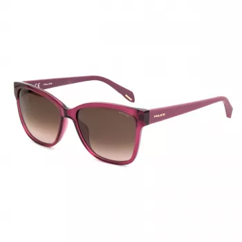 Police Sieviešu Saulesbrilles SPLG44560G64 – Melns Rāmis, Pelēka Gradienta Lēca, 56mm
