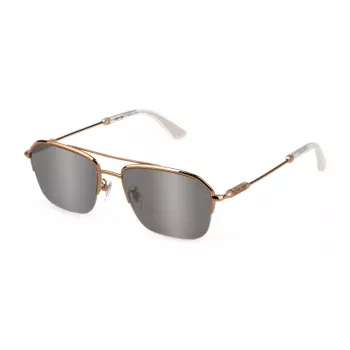 Police sieviešu saulesbrilles SPLL18M568FFG - acetāta rāmis, UV400 aizsardzība, 56 mm lēcas