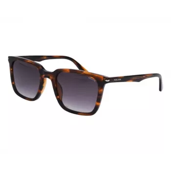 POLICE Sieviešu saulesbrilles SPLL80M520836 Havana Acetāts Brūns Gradienta Lēca 52mm