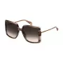 POLICE Sieviešu saulesbrilles SPLL96-560836 Kaķacs formas acetāta rāmis Brūnas gradienta lēcas 56/14/140 mm