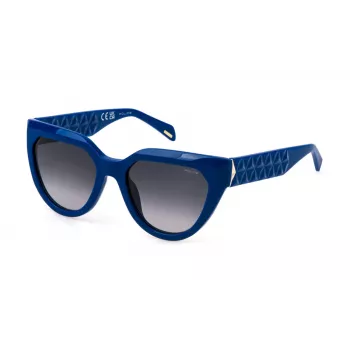 Police sieviešu saulesbrilles SPLN61-540V15 Havana Brūns Acetāts Kaķacs 54mm