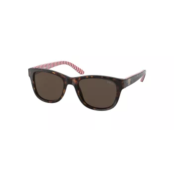 Polo Ralph Lauren PP9501-593673 Unisex Saulesbrilles Havana Brown 47mm
