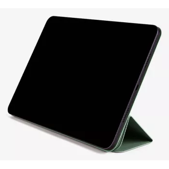 Pomologic Smart Cover iPad Air 10.9 inch un iPad Pro 11 inch – melna PU āda ar Auto Wake/Sleep, magnētisko statīvu un Apple Pencil uzlādes atbalstu