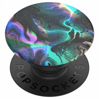 PopSockets Oil Agate Swappable PopGrip – paplašināms telefona turētājs un statīvs