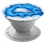 PopSockets Original PopGrip tālruņa satvērējs un statīvs - Ice Blue Agate