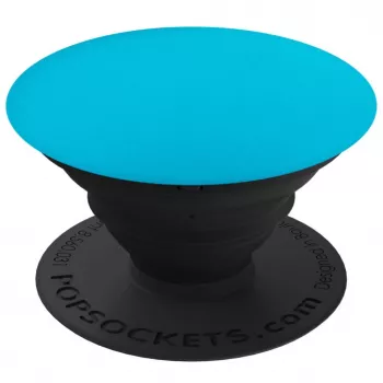 PopSockets PopGrip Aluminum Blue tālruņa satvērējs un statīvs