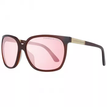PORSCHE DESIGN Sieviešu saulesbrilles P8589-60B Melna/Pelēka 60/15/135 mm