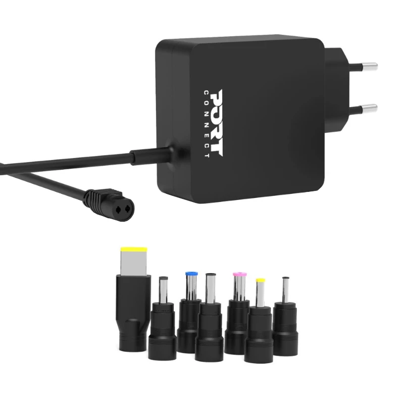 Port Connect 45W universālais klēpjdatora adapteris