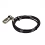 Port Connect Nano Slot drošības kabelis ar kombinācijas slēdzeni - 1,8 m pīts tērauds Kensington Lock
