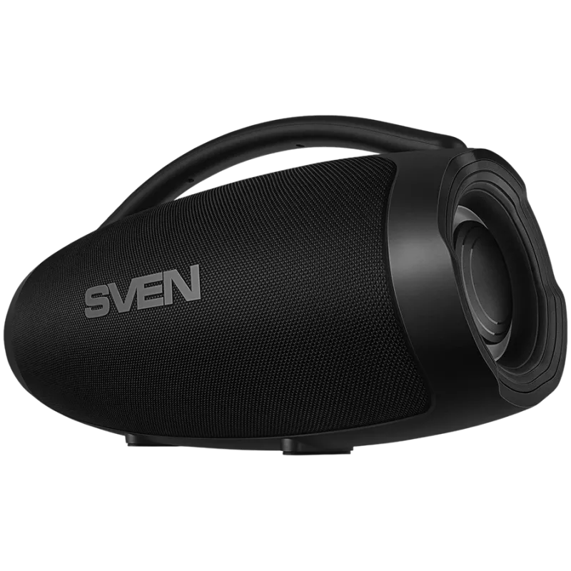 Pārnēsājamā skaļruņu sistēma SVEN PS-375, melna, jauda 30+2x15W (RMS), TWS, Bluetooth, USB, litija baterija