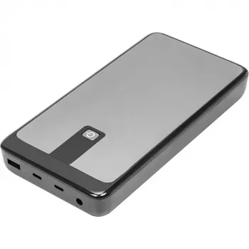 POWER PLANT, LLC ārējais akumulators 25200mAh, PD60W, QC3.0, 2x USB-C, USB-A, 10 adapteri