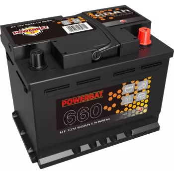 POWERBAT L2 12V 60Ah AGM Start-Stop automašīnas akumulators