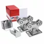PRESONUS Trolley Package PSG 60.00P.80 Slīdošajiem Vārtiem 80x80x5 mm Sliedei