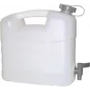 PRESSOL 20 L HDPE kanistrs ar izteces krānu, balts, pārtikas kvalitātei, 21167
