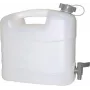 PRESSOL 20 L HDPE kanistrs ar izteces krānu, balts, pārtikas kvalitātei, 21167