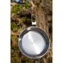 Primus Cookset Campfire Pot Set L - 2-detaļu nerūsējošā tērauda kempinga trauku komplekts ar caurdurtu vāku, 4.8L kopējā tilpuma
