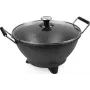Princess 162389 elektriskā wok panna 7L melna, die-cast alumīnijs, 1400W, 250°C, 01.162389.01.001