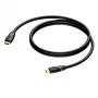 PROCAB CLV100/10 10 m High Speed HDMI kabelis ar Ethernet, melns, 4K 30Hz, zeltīti savienotāji