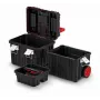 PROSPERPLAST Kistenberg Heavy Mobile Tool Box 40L Black/Red with Wheels
