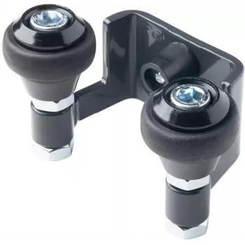 PSG 60.022.7016 augšējais vārtu vadotnes kronšteins bīdāmiem vārtiem, 42 mm rullīši, antracīta pelēks RAL7016