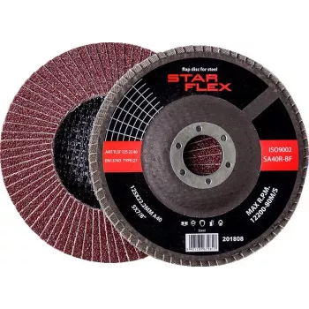 PSG Star Flex STAL T29 125x22mm Slīpēšanas disks, Cirkonija alumīnija oksīds, Rupjība 40, Tēraudam (TLS1252240)