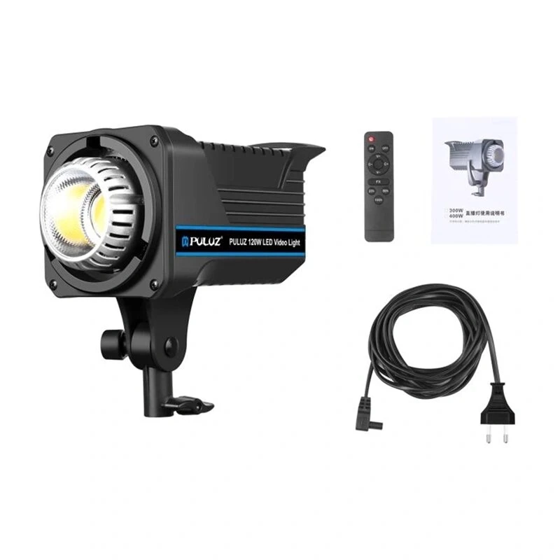 Puluz 120 W LED studijas gaisma ar krāsu temperatūras vadību un tālvadību