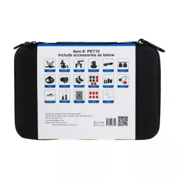 PULUZ 45-in-1 pilnais aksesuāru komplekts PKT10