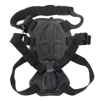 PULUZ Suņa krūšu siksna action kamerām (GoPro, Insta360, DJI Action) - Melna