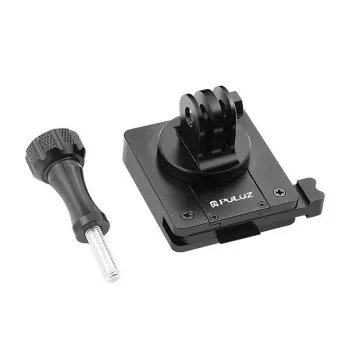 PULUZ Ķiveres stiprinājums sporta kamerām (DJI, GoPro, Insta360) - Melns