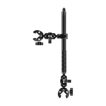 PULUZ Motocikla/Riteņa Stiprinājums ar Vienu Skavu un Selfie Stick 150 cm (PU496B)