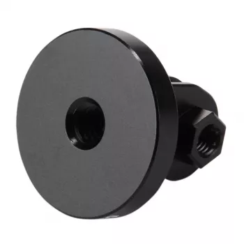 PULUZ PU145B CNC Alumīnija sakausējuma darbības kameras montāžas adapteris ar 1/4 inch tripoda vītni, melns