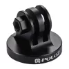 PULUZ PU145B CNC Alumīnija sakausējuma darbības kameras montāžas adapteris ar 1/4 inch tripoda vītni, melns