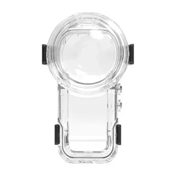 PULUZ PU760T Ūdensizturīgais korpuss (60 m) ar ātrās atbrīvošanas stiprinājumu Insta360 X5 (caurspīdīgs)