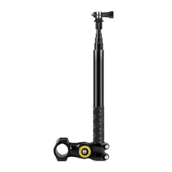 PULUZ PU817 Stūres stiprinājums velosipēdiem un motocikliem | 1/4 collu skrūve, 360° lodveida galva, 20-32mm skava, darbības kamerām un monopodi, melns