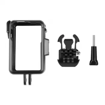 PULUZ PU883B Magnētiskais ātrās atbrīvošanas adaptera stiprinājums DJI Osmo Action 5 Pro/4/3 (melns)