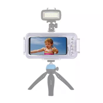 Puluz PU9100W Ūdensnecaurlaidīgais Maciņš (45m) USB-C Viedtālruņiem – Zemūdens Foto un Video (Balts)