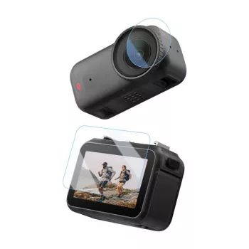 PULUZ Rūdīta stikla aizsargstikls un objektīva plēve DJI Osmo Pocket 3
